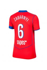 Paris Saint-Germain Illia Zabarnyi #6 Jalkapallovaatteet Naisten Kolmaspaita 2025-26 Lyhythihainen